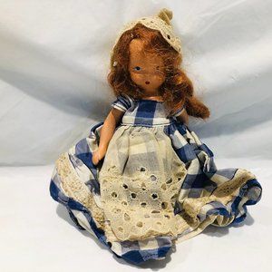 Vintage Composition NANCY ANN Storybook 5.5" DOLL # 126 Mother Goose Fairy Tale